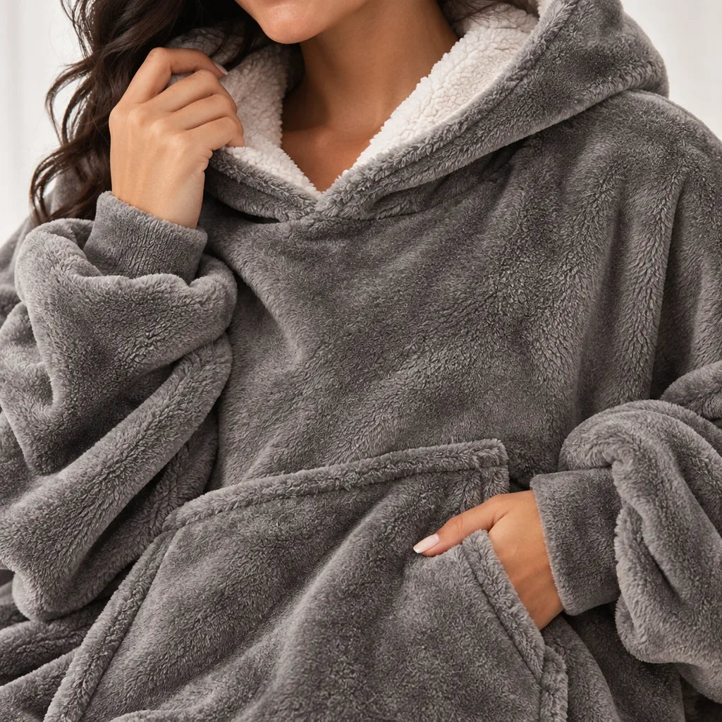 Sweat à capuche polaire