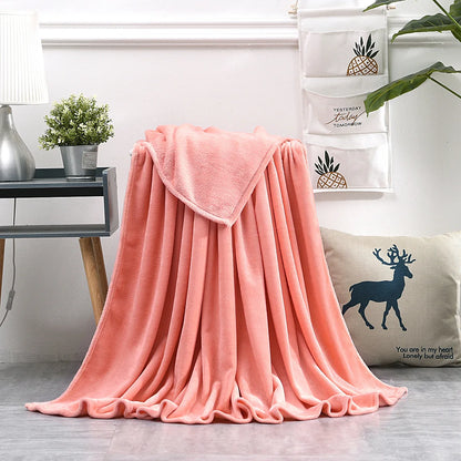 Couverture polaire corail grise