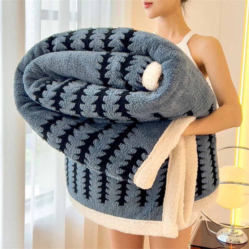 Couverture chaude flanelle douce