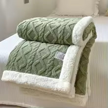 Couverture polaire double couche