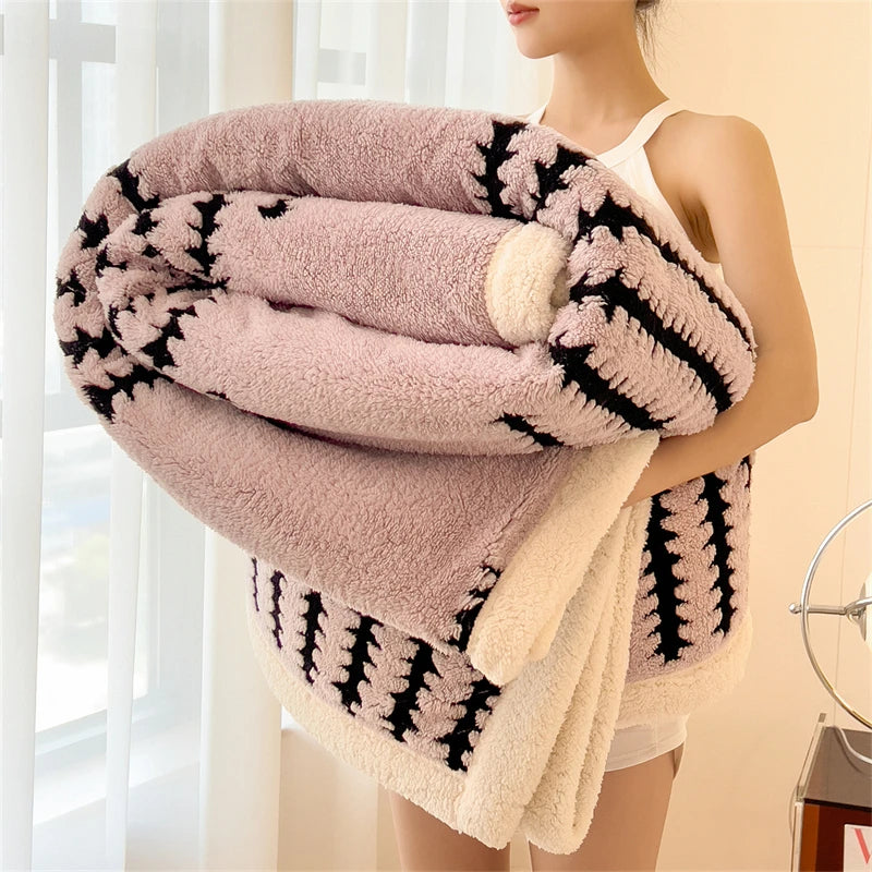 Couverture chaude flanelle douce