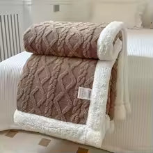 Couverture polaire double couche