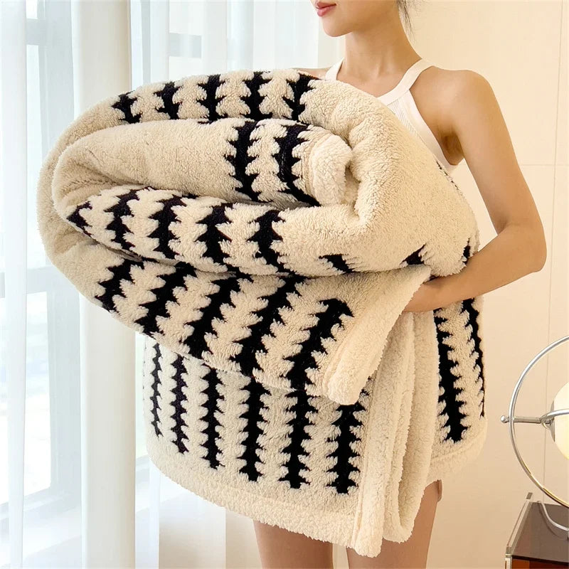 Couverture chaude flanelle douce