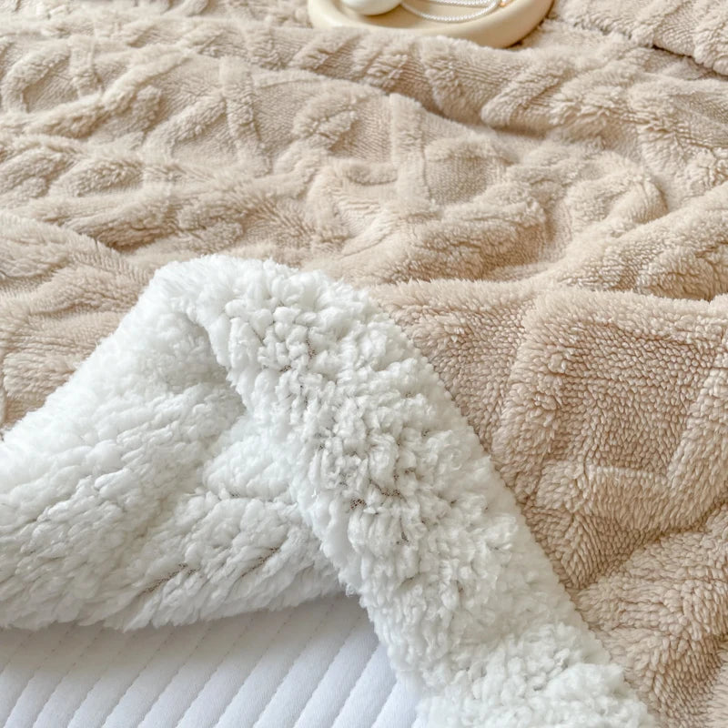 Couverture polaire double couche
