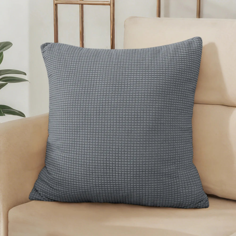 Housse de coussin unie