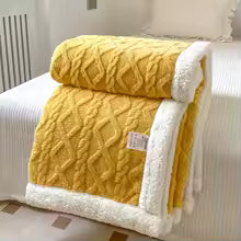 Couverture polaire double couche