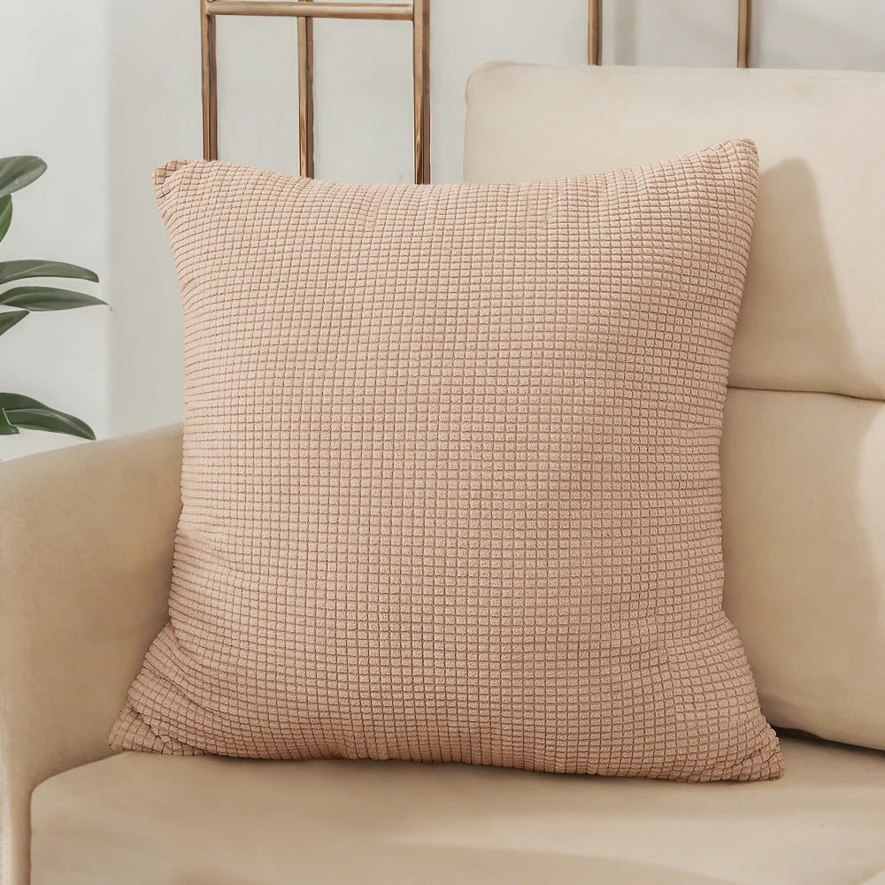 Housse de coussin unie