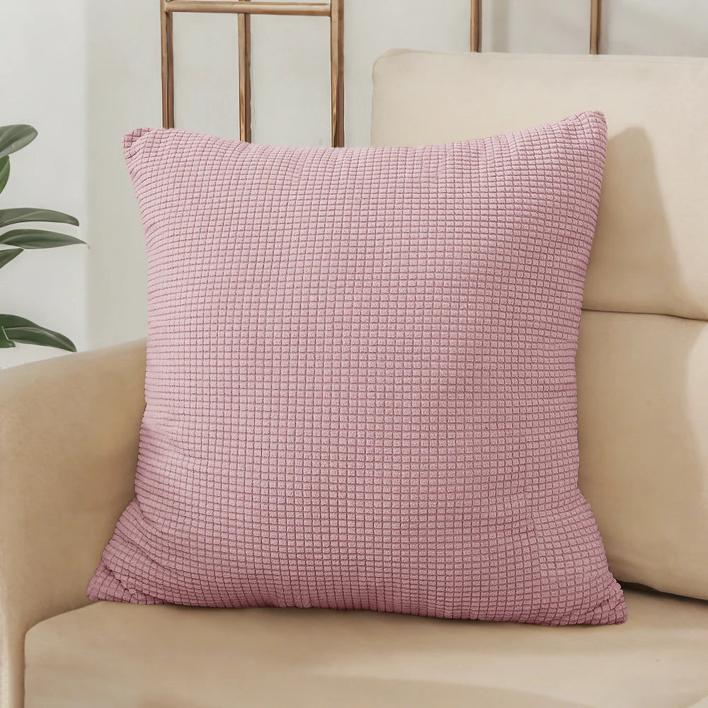 Housse de coussin unie