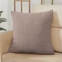 Housse de coussin unie