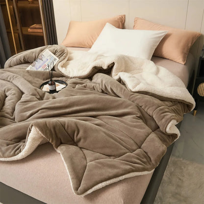 Couverture polaire sherpa double