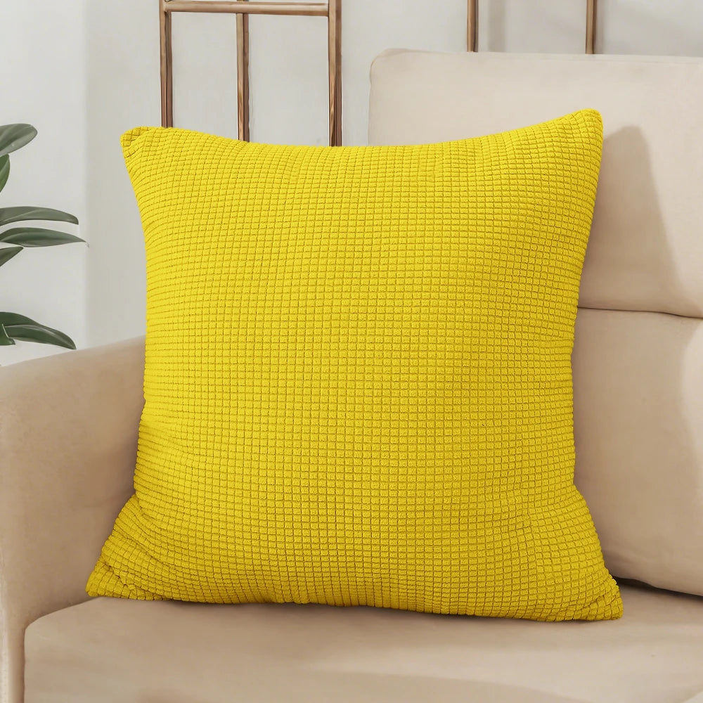 Housse de coussin unie