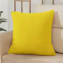 Housse de coussin unie