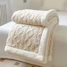 Couverture polaire double couche