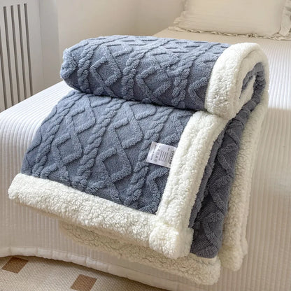 Couverture polaire double couche
