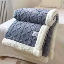 Couverture polaire double couche