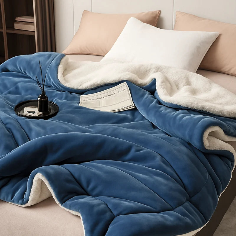 Couverture polaire sherpa double