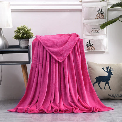 Couverture polaire corail grise