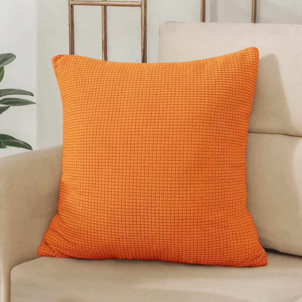 Housse de coussin unie