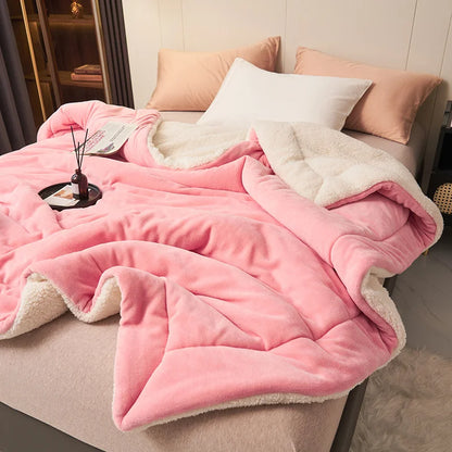 Couverture polaire sherpa double