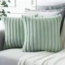 Taie d oreiller velours