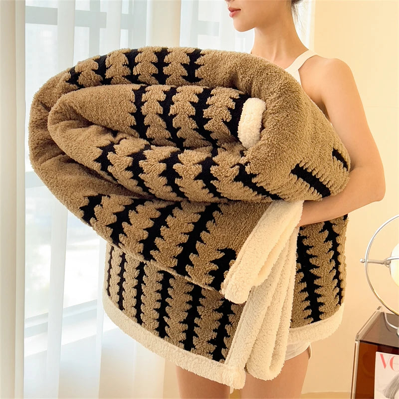 Couverture chaude flanelle douce