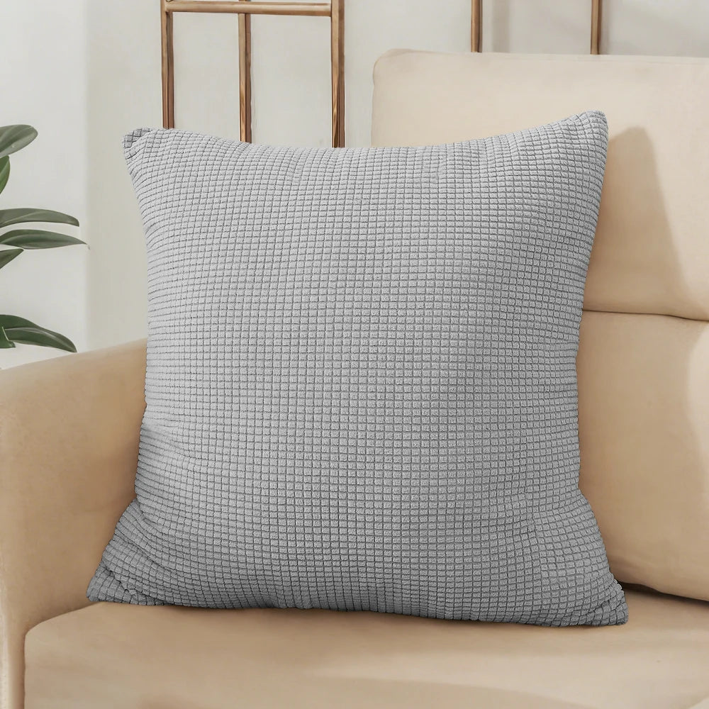 Housse de coussin unie