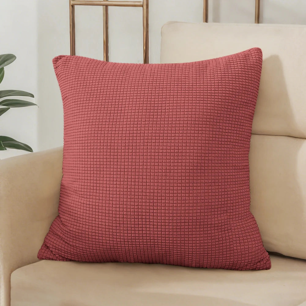 Housse de coussin unie