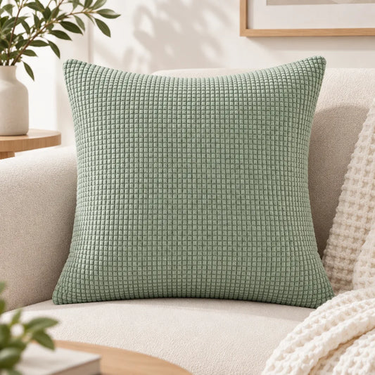 Housse de coussin unie