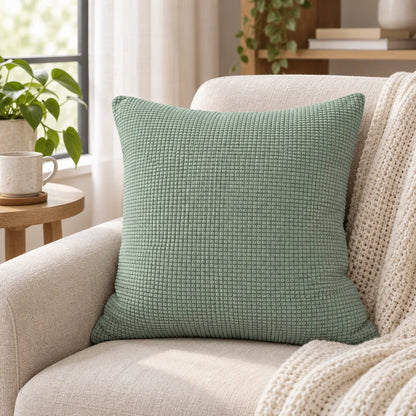 Housse de coussin unie