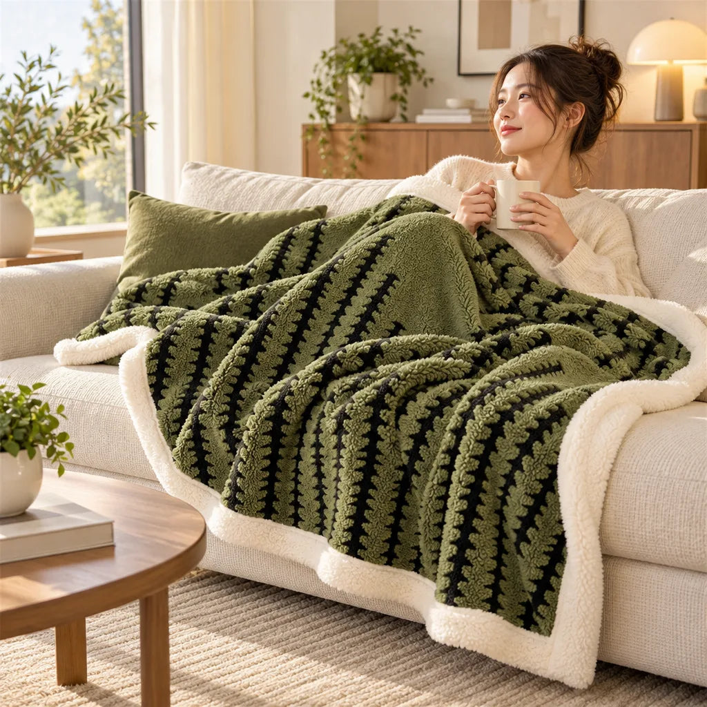 Couverture chaude flanelle douce