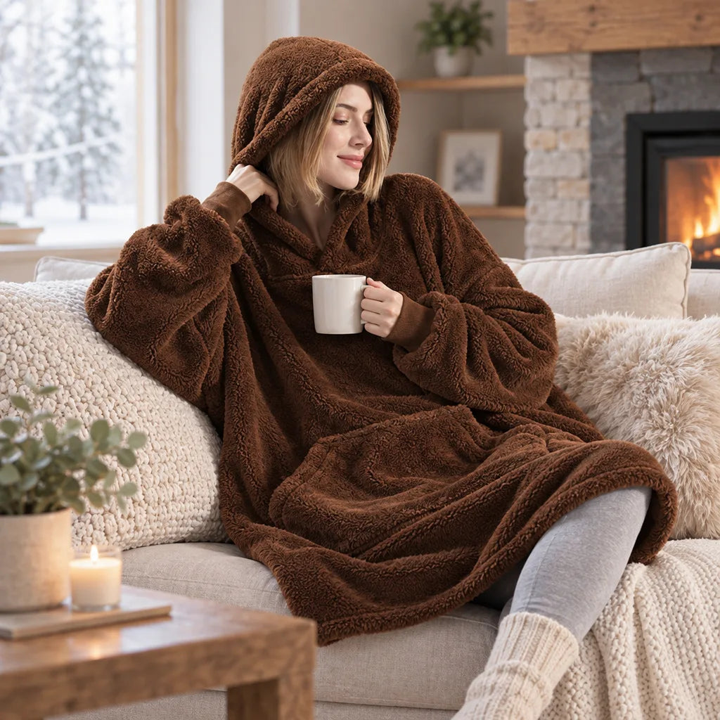 Couverture à capuche double
