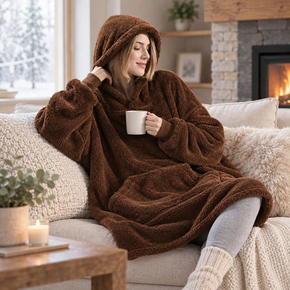 Couverture à capuche double