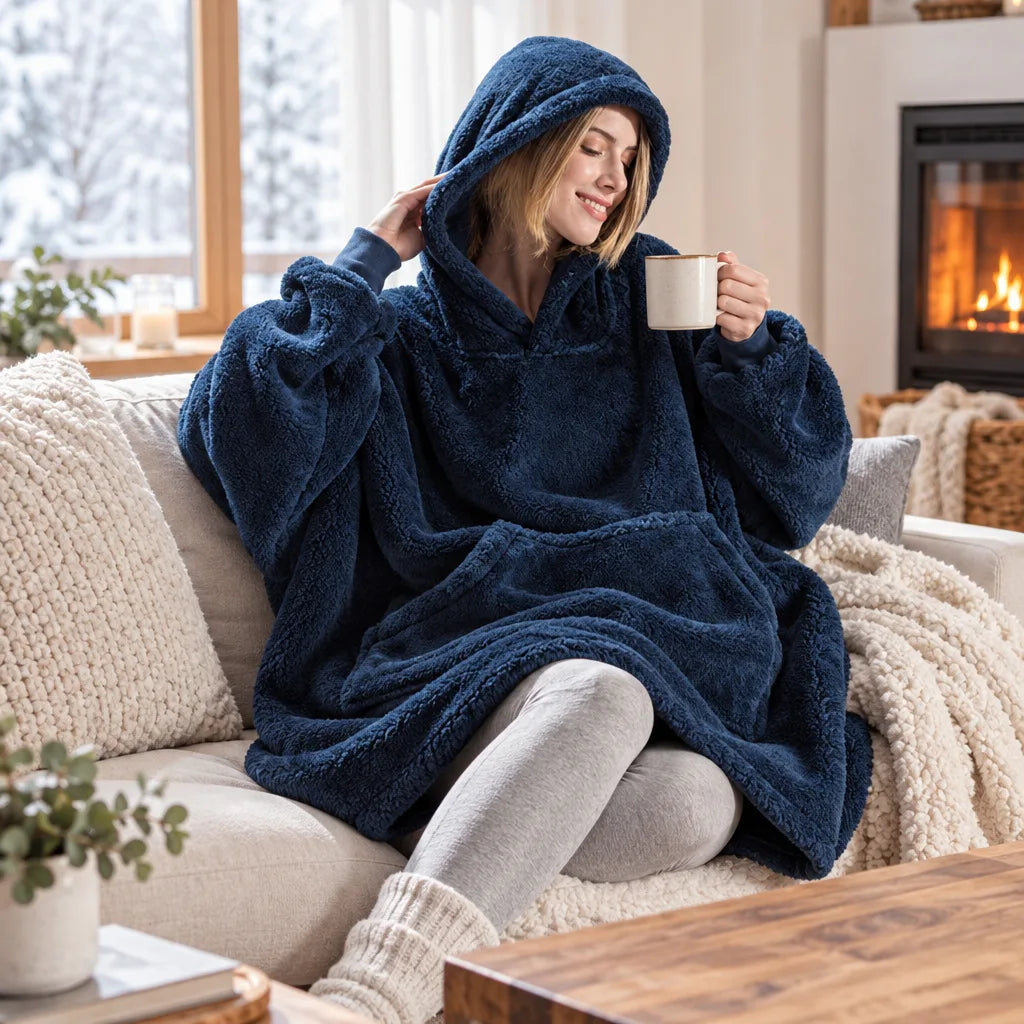 Couverture à capuche double