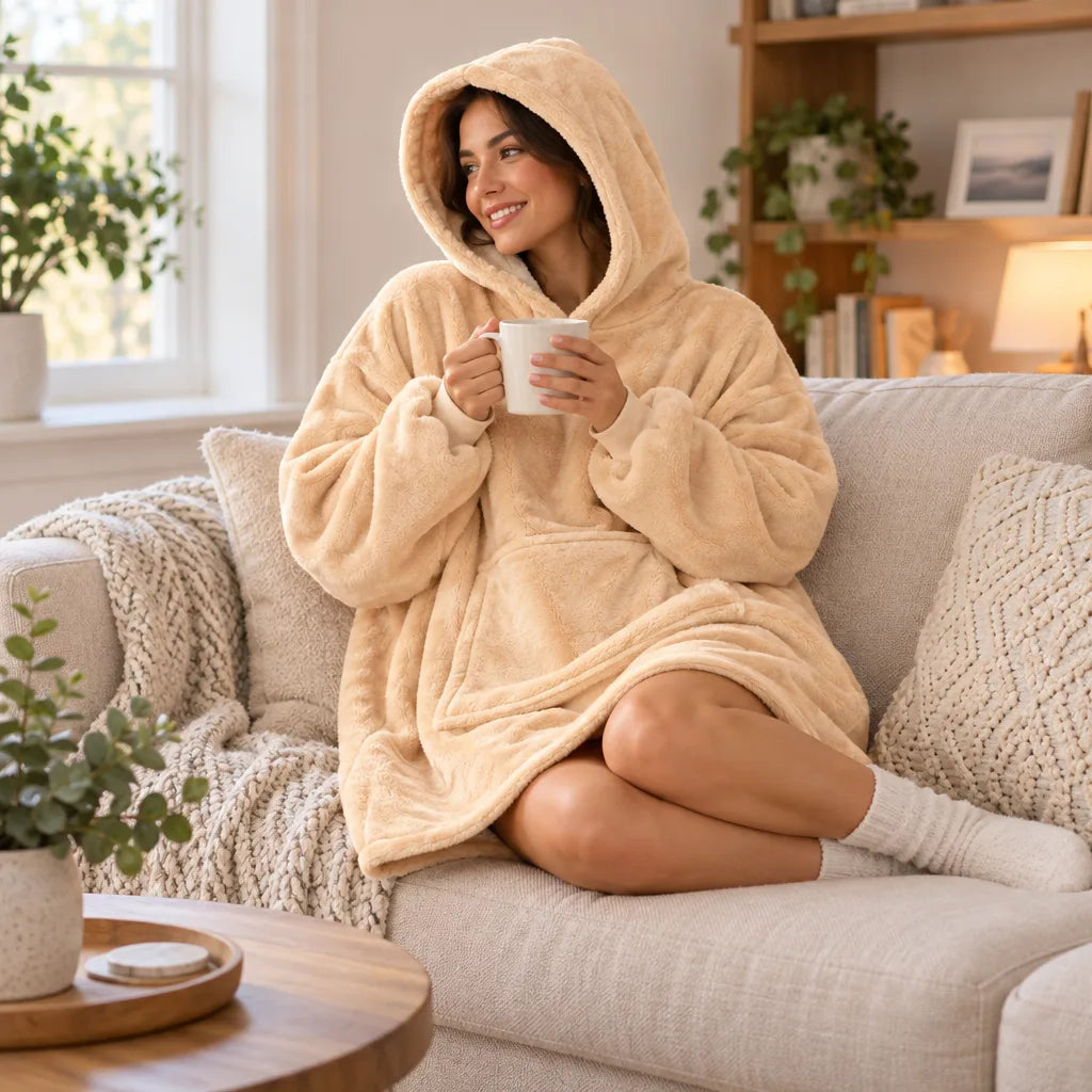 Sweat à capuche polaire