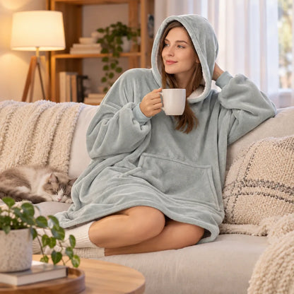Sweat à capuche polaire