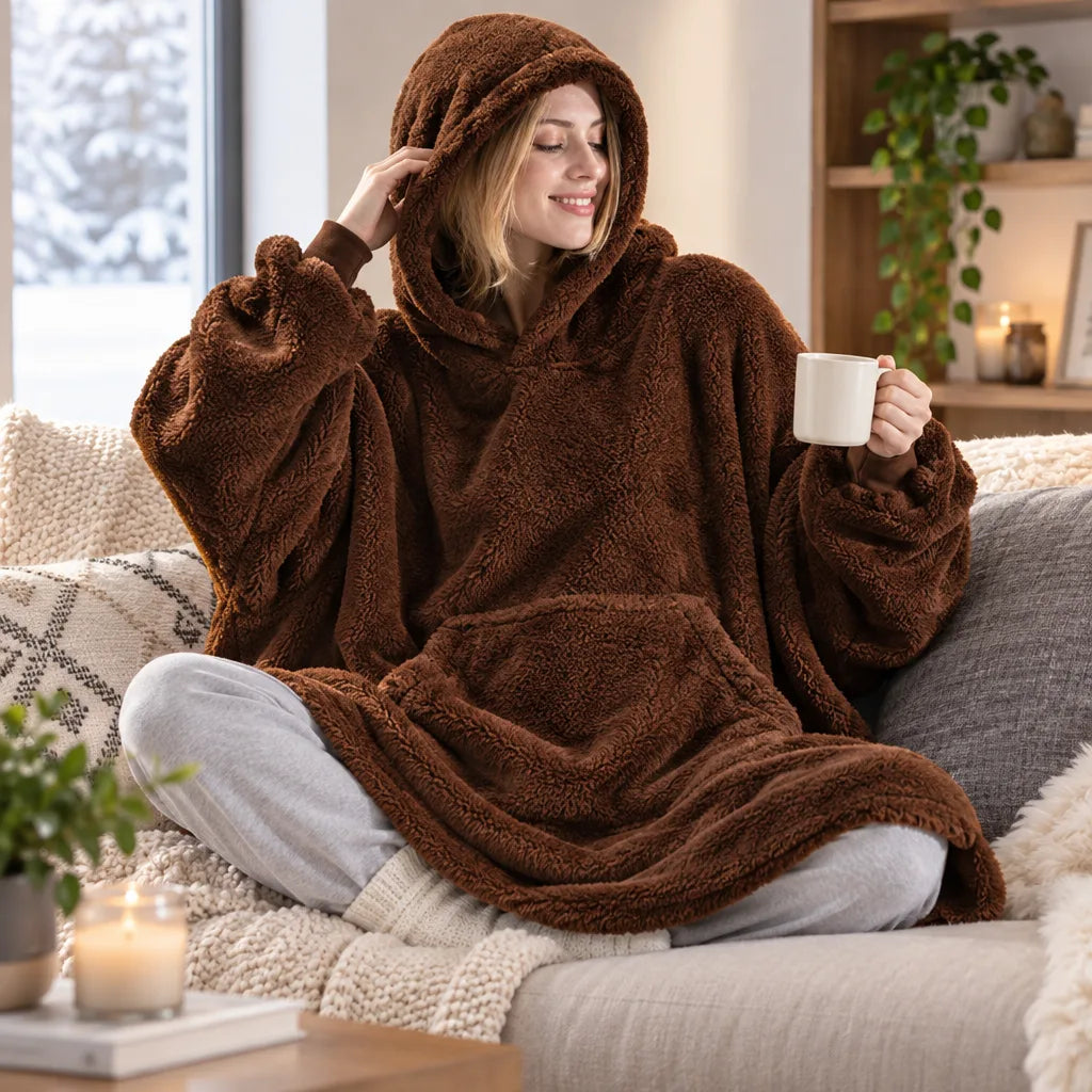 Couverture à capuche double