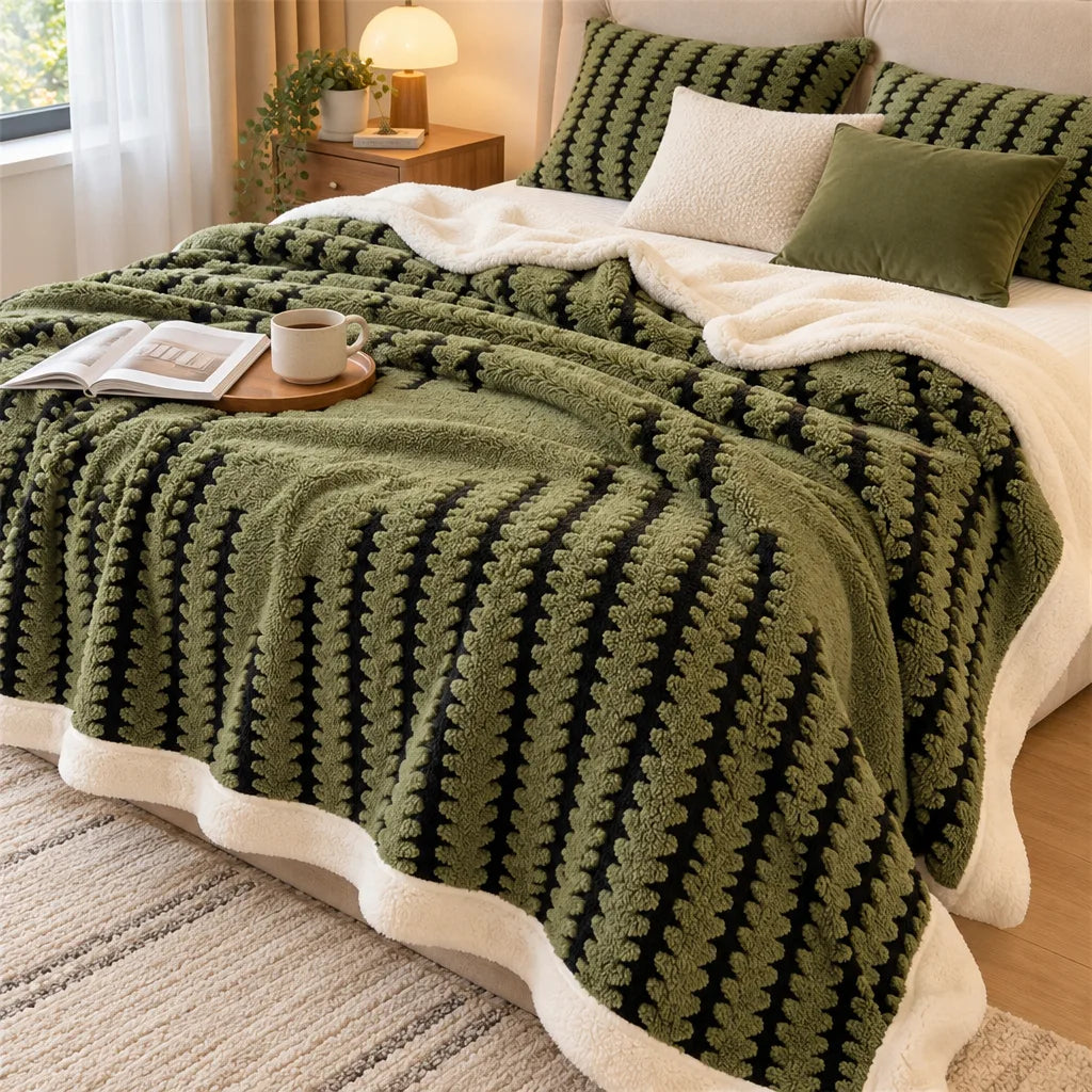 Couverture chaude flanelle douce