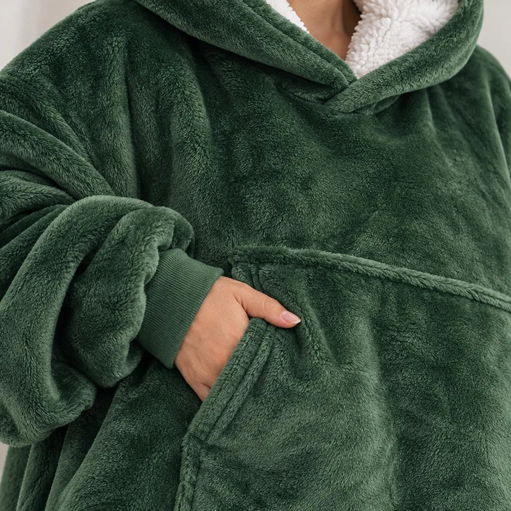 Sweat à capuche polaire
