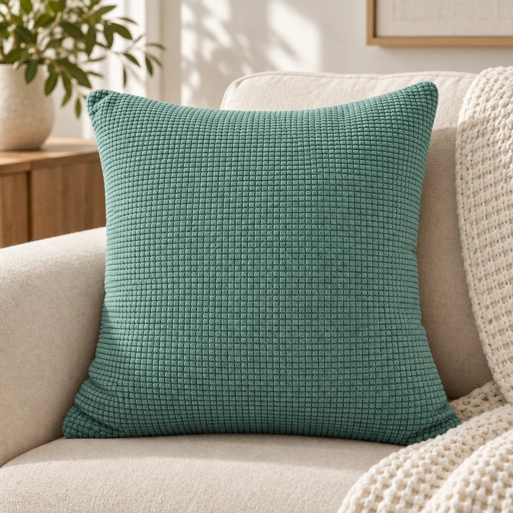 Housse de coussin unie